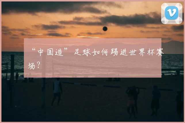 “中国造”足球如何踢进世界杯赛场?