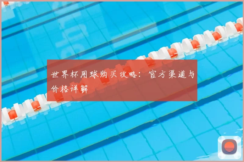 世界杯用球购买攻略:官方渠道与价格详解