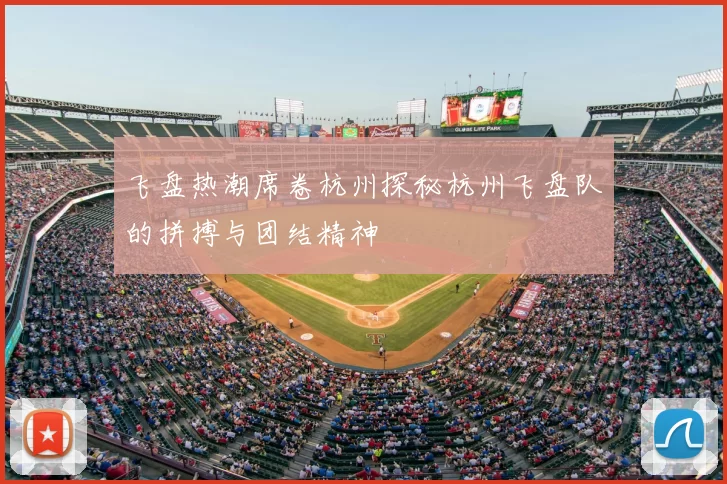 飞盘热潮席卷杭州探秘杭州飞盘队的拼搏与团结精神